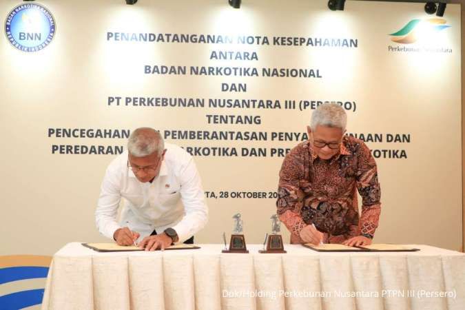 Berantas & Cegah Penyalahgunaan Narkotika pada Pekerja, PTPN III & BNN Teken MoU