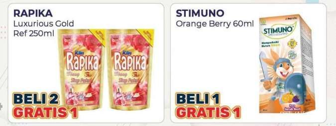 Promo Alfamart Beli 1 Gratis 1 dan Beli 2 Gratis 1, Berlaku 1-15 Juni 2022