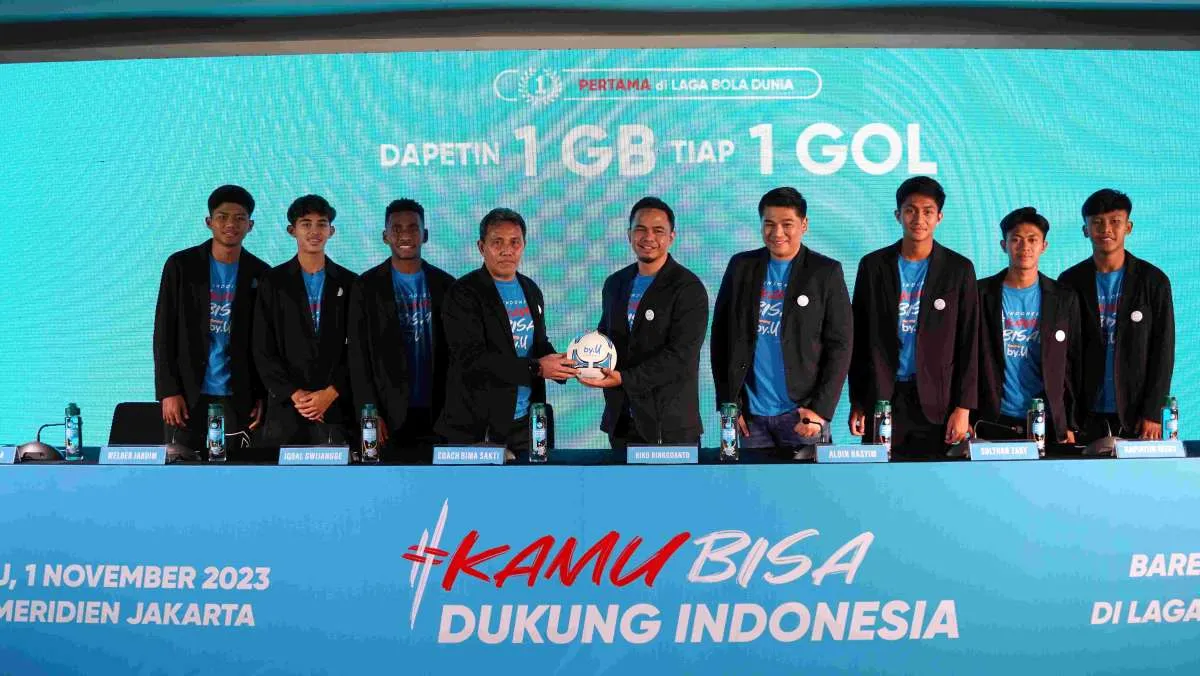 Bersama by.U,KamuBisa Dapat 1GB Tiap 1 Gol untuk Semangat Indonesia di Laga BolaDunia