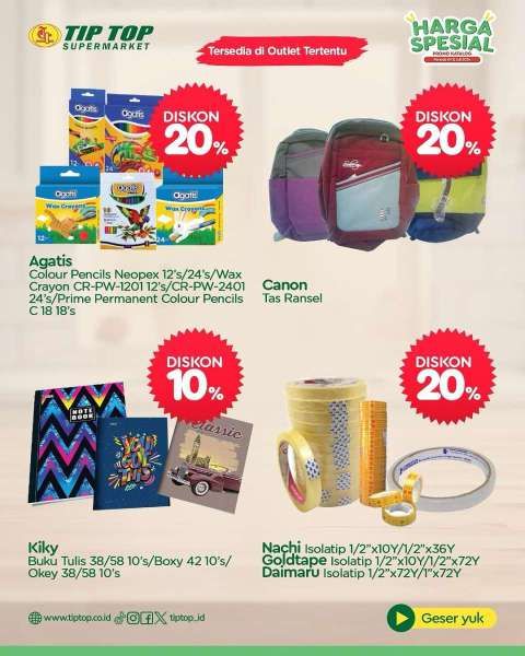 Promo Tip Top 1-15 Juli 2024 Harga Spesial