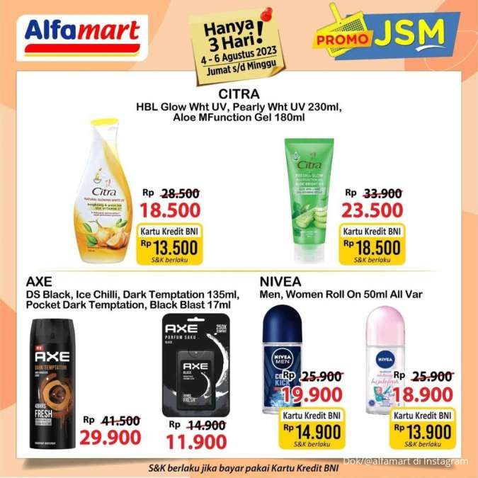 Katalog Harga Promo JSM Alfamart 4-6 Agustus 2023