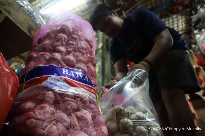 Harga Bawang Putih Bonggol Naik di Lampung, Senin (25/11)