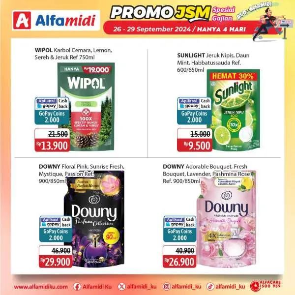Promo JSM Alfamidi Hanya 4 Hari Periode 26-29 September 2024