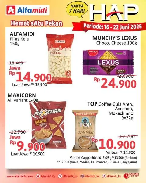 Promo Alfamidi Hemat Satu Pekan Periode 16-22 Juni 2025