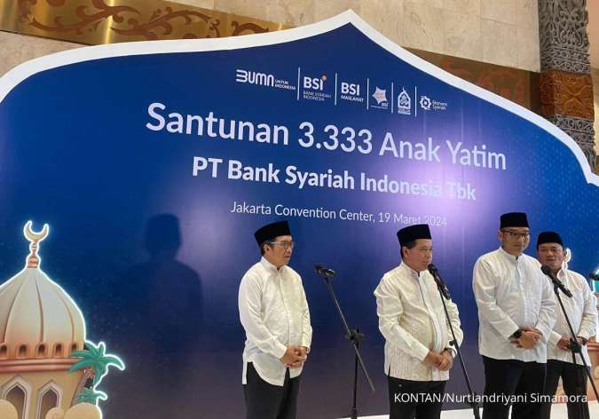 Direksi Bank Syariah Indonesia di Jakarta (19/3).