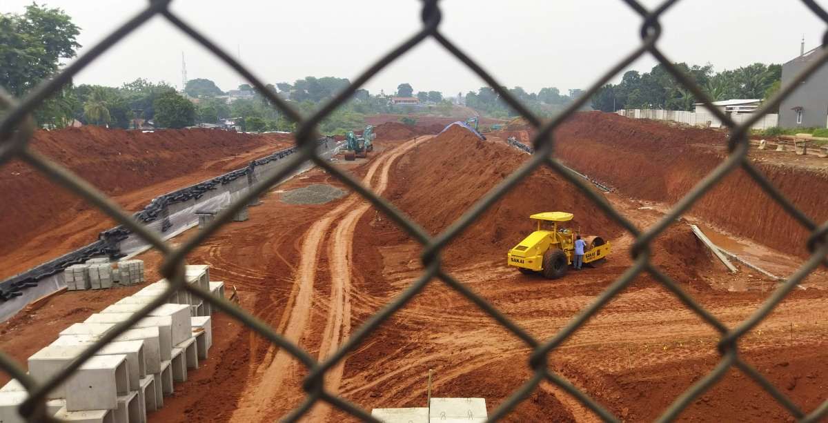 Progres pembebasan lahan Tol Cijago