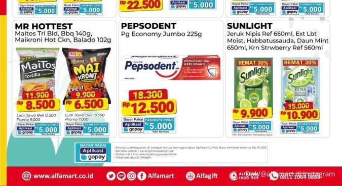 Promo Alfamart Produk Spesial Mingguan Terbaru Juli 2024, Sunlight Rp 9.900 Saja