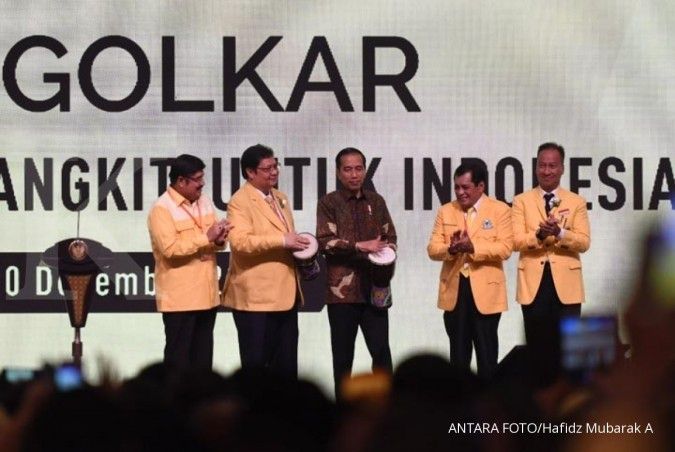 Jokowi tahu di Golkar ada grup JK dan Luhut 