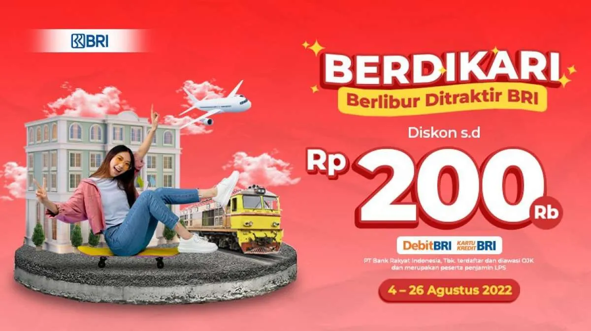 Promo BRI & Mister Aladin s.d 26 Agustus 2022, Nikmati Diskon Sampai Rp 200.000