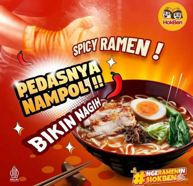 Promo Hokben Spicy Ramen
