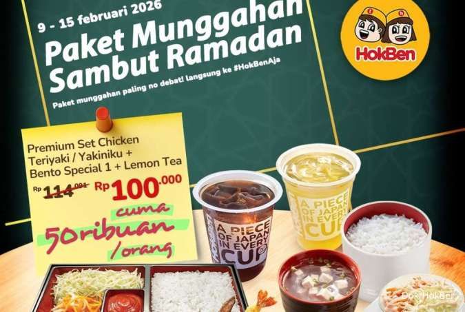 Promo HokBen Pake Munggahan Jelang Ramadan 2026, Cuma Rp 50.000-an/Orang