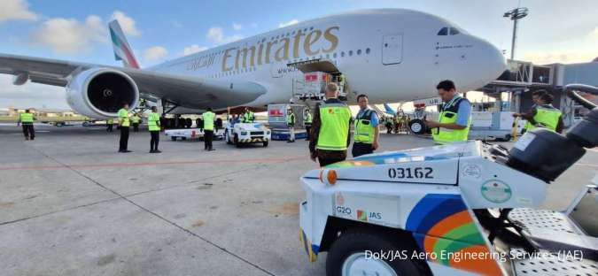  JAS Aero Engineering Service Siap Tangani Pesawat A380 Pertama Indonesia