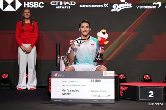 Jonatan Christie Juara Denmark Open 2025, Cek Profilnya