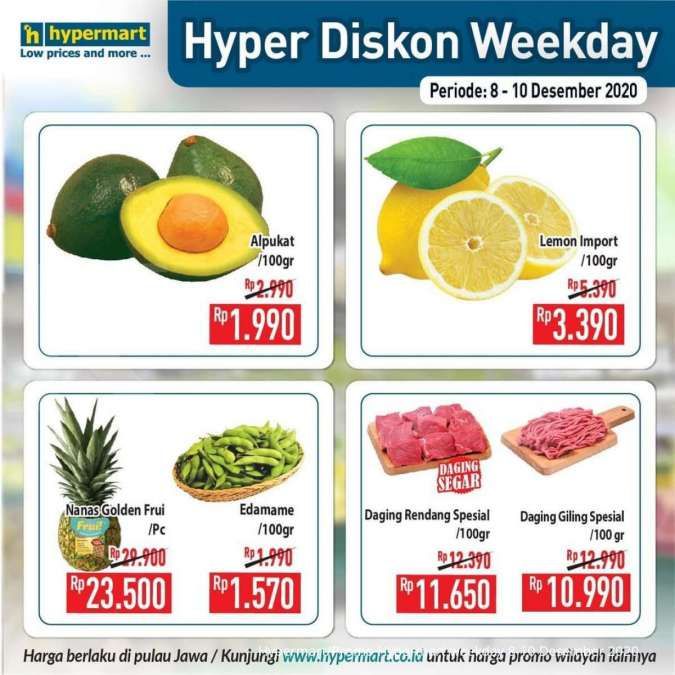 Promo Hypermart weekday 8-10 Desember 2020 