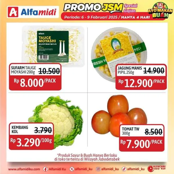 Promo JSM Alfamidi Hanya 4 Hari Periode 6-9 Februari 2025