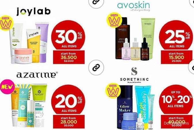 Promo Watsons THR Super Deals Diskon s/d 70%, Berlaku 21-24 April 2022