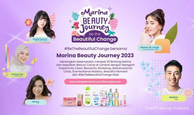 Marina Beauty Journey 2023 Ajak Gen Z Bersinar&Menginspirasi dengan Perubahan Positif