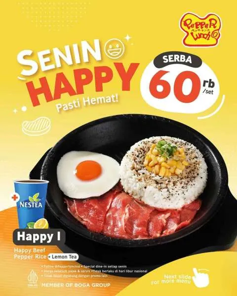 Promo Pepper Lunch Senin Happy 1