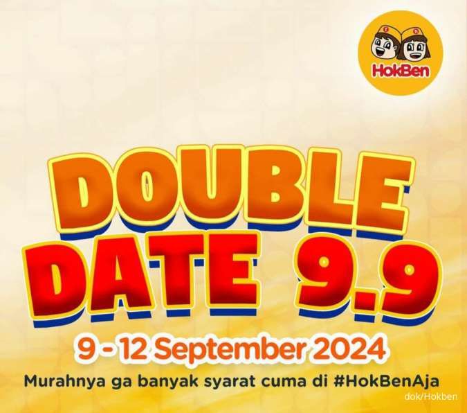 3 Promo 9.9 Hokben 9-12 September 2024, Ada Diskon Menu Rp 9.900