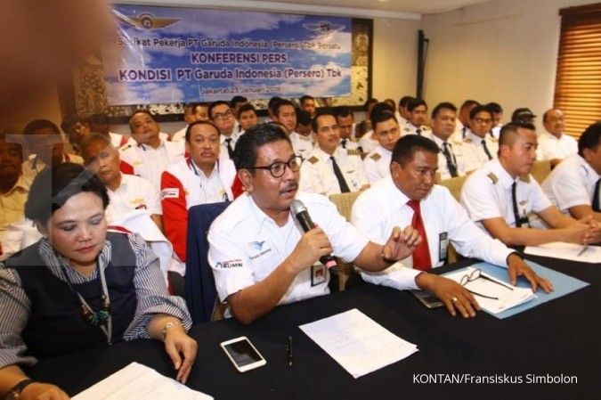 Karyawan dan pilot Garuda minta Jokowi evaluasi kinerja direksi