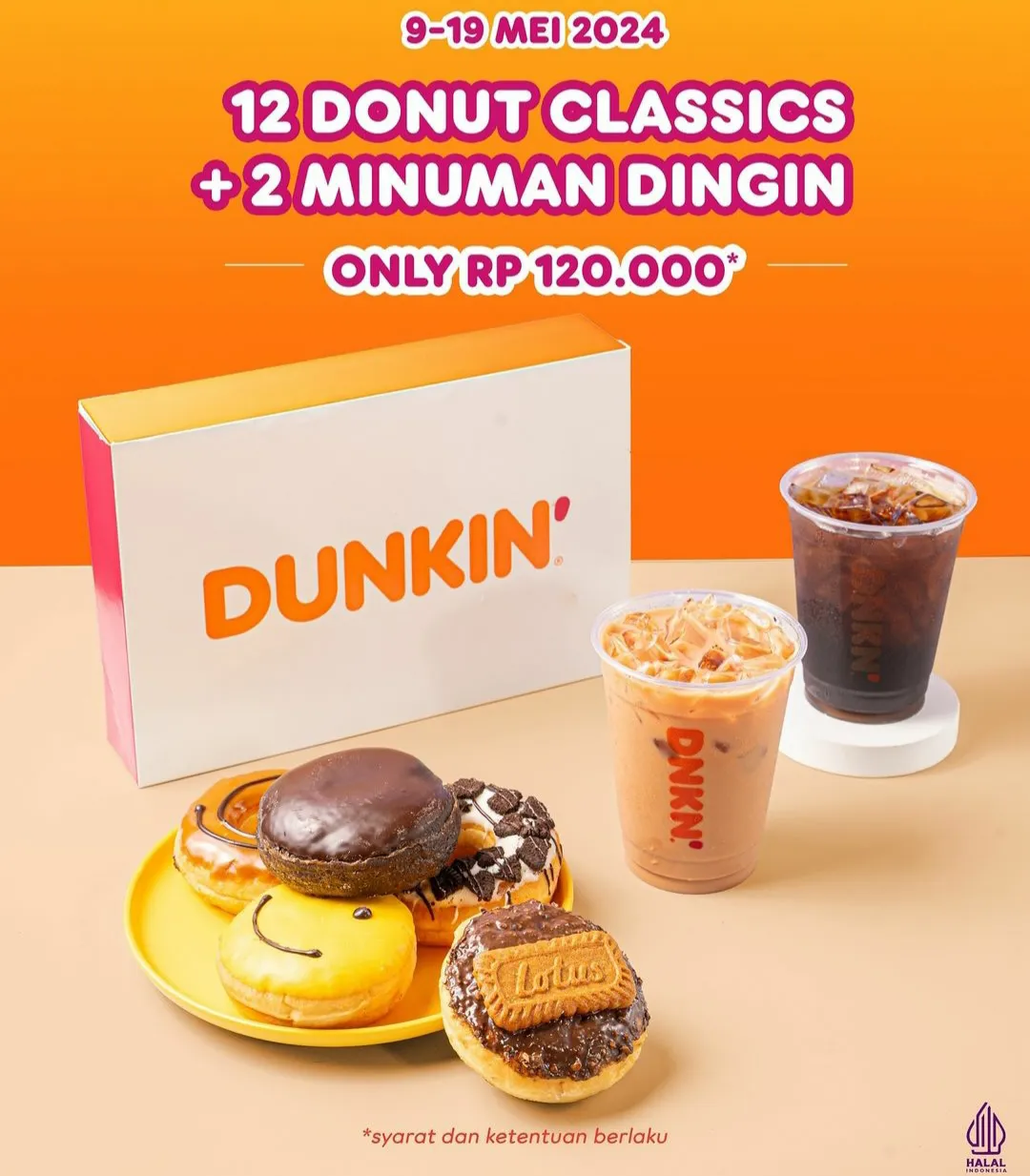 dunkin promo 9-19 mei 2024
