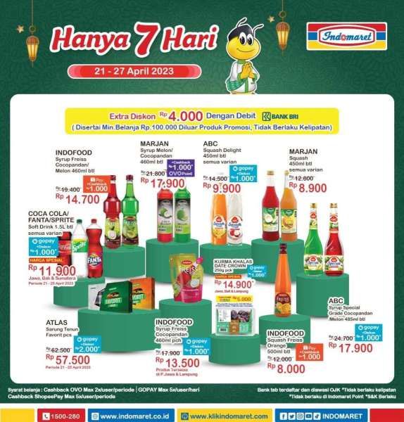 Promo Indomaret Hanya 7 Hari Periode 21-27 April 2023