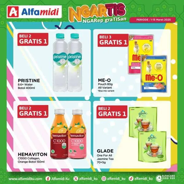 Promo Alfamidi Ngartis (Ngarep Gratisan) Periode 1-15 Maret 2025