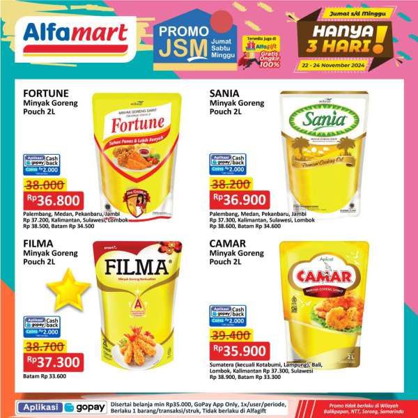 Promo JSM Alfamart Weekend 22-24 November 2024