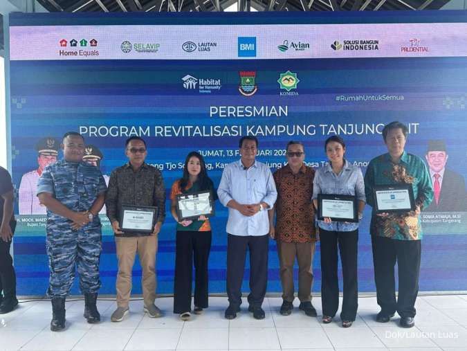 Dukung Penataan Pesisir, Lautan Luas Membangun 30 Rumah Layak Huni di Tanjung Kait