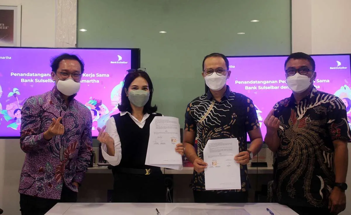 Bank Sulselbar salurkan kredit Rp 100 miliar ke pengusaha mikro lewat Amartha