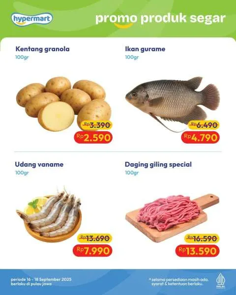 Promo Hypermart Hyper Diskon Weekday Periode 16-18 September 2025
