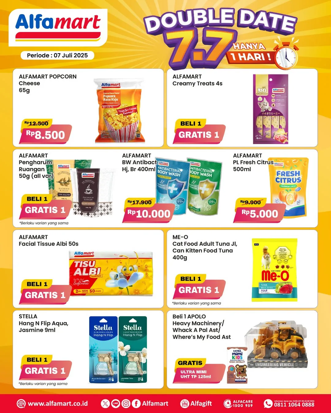 Promo 7.7 Alfamart Periode 7 Juli 2025