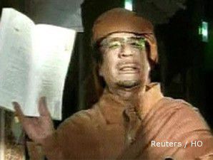 Qaddafi: Osama yang bertanggung jawab atas aksi demonstrasi di Libya