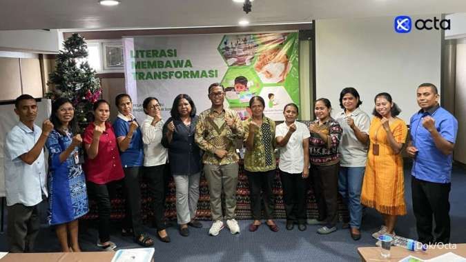 Octa Melanjutkan Proyek Amal Saya Suka Membaca di Indonesia