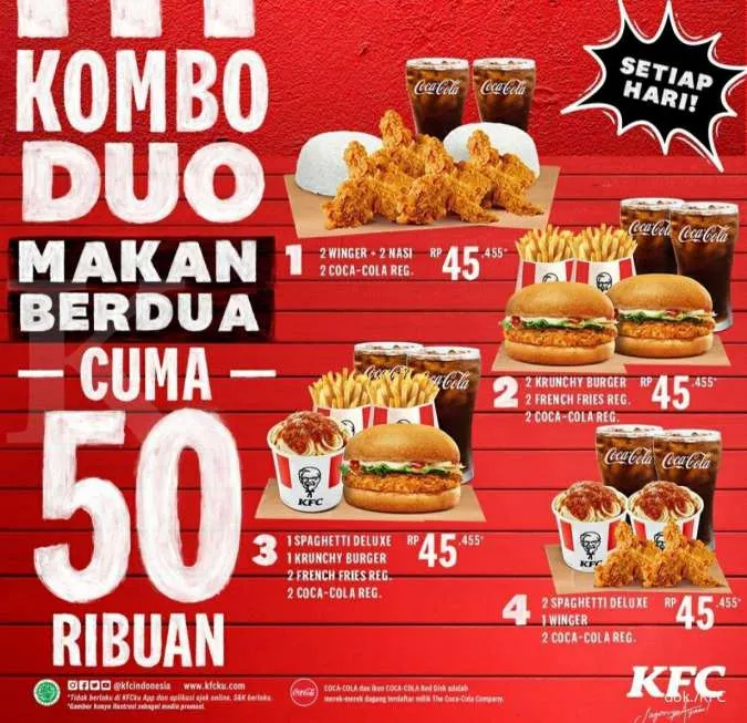 Promo KFC Kombo Duo Terbaru Desember 2021