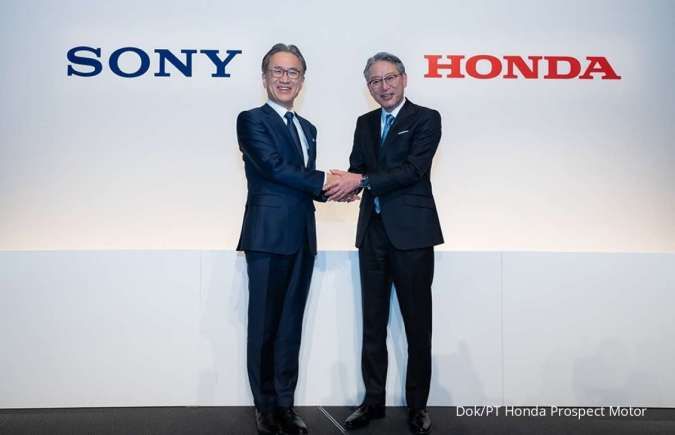 Usaha Patungan Honda dan Sony Bakal Distribusikan Kendaraan Listrik pada 2026