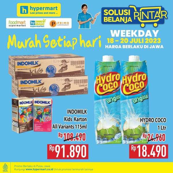 Katalog Harga Promo Hypermart 18-20 Juli 2023, Promo Weekday Murah