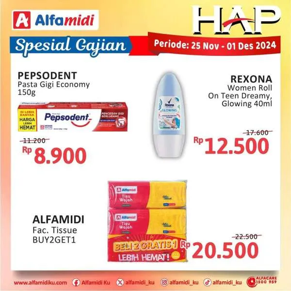 Promo Alfamidi Hemat Satu Pekan Periode 25 November-1 Desember 2024