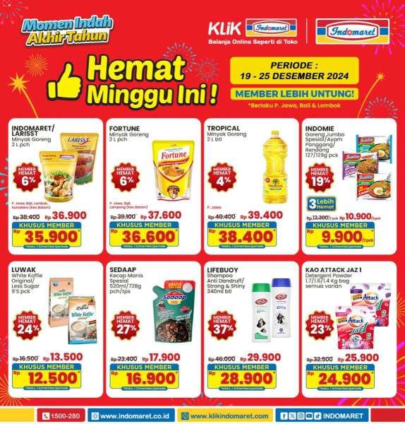 Promo Indomaret 19-25 Desember 2024 Hemat Minggu Ini