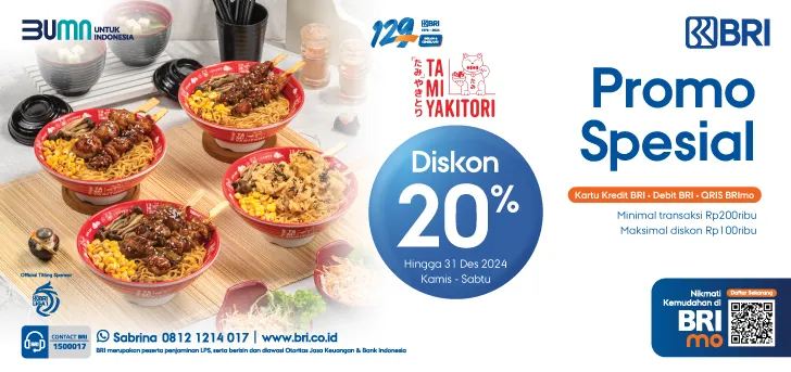Promo Spesial BRI x Tami Yakitori