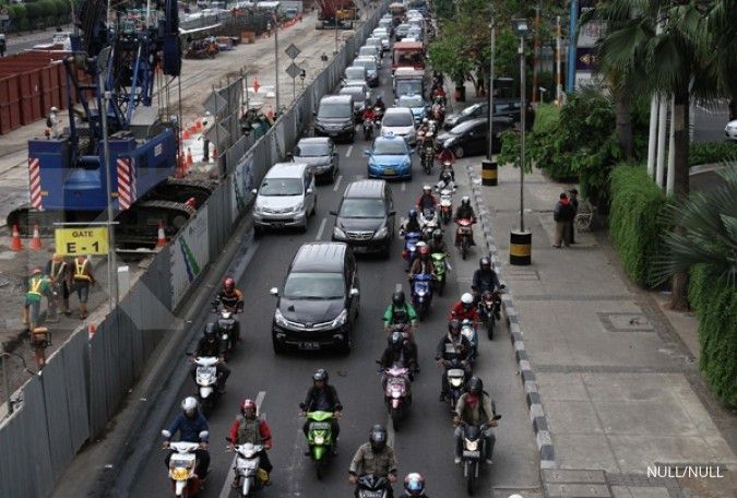 Tilang motor di Sudirman berlaku mulai 17 Januari