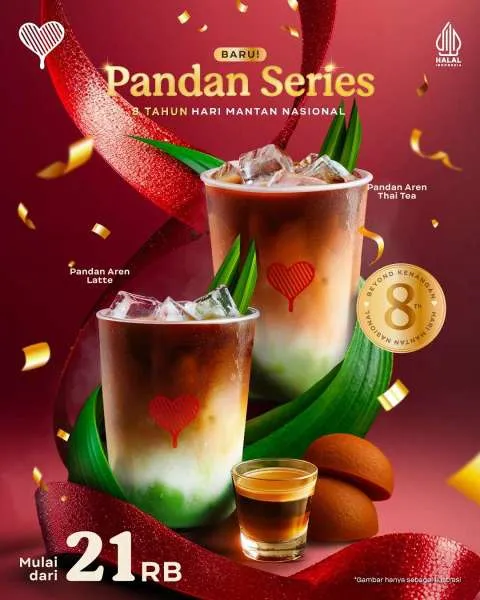 Promo Kopi Kenangan Hari Mantan Nasional Pandan Series Baru