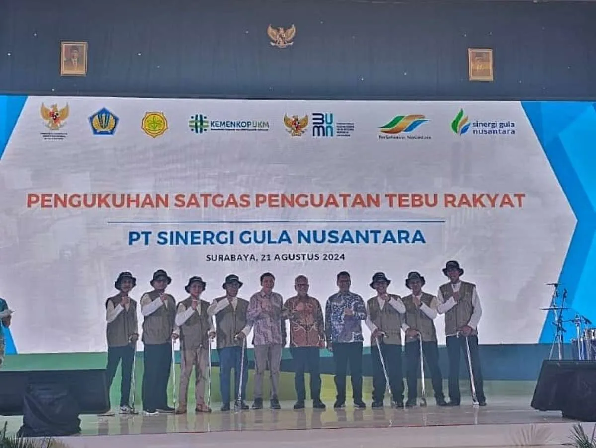 PTPN Group Launching Penguatan Tebu Rakyat Dukung Swasembada Gula Konsumsi 2028 