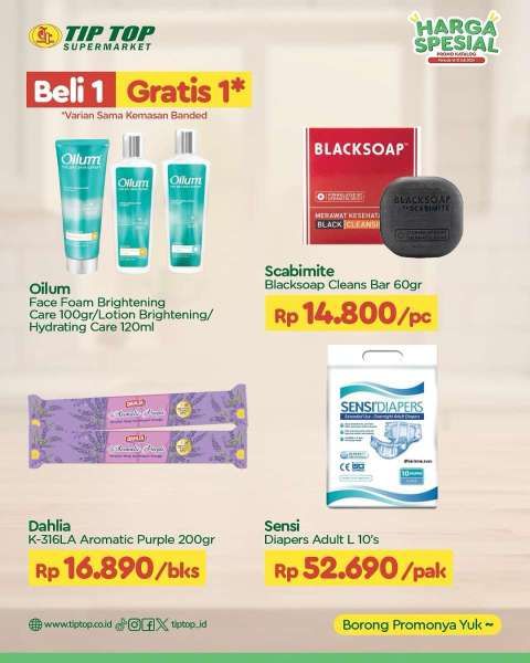 Promo Tip Top 16-31 Juli 2024 Harga Spesial