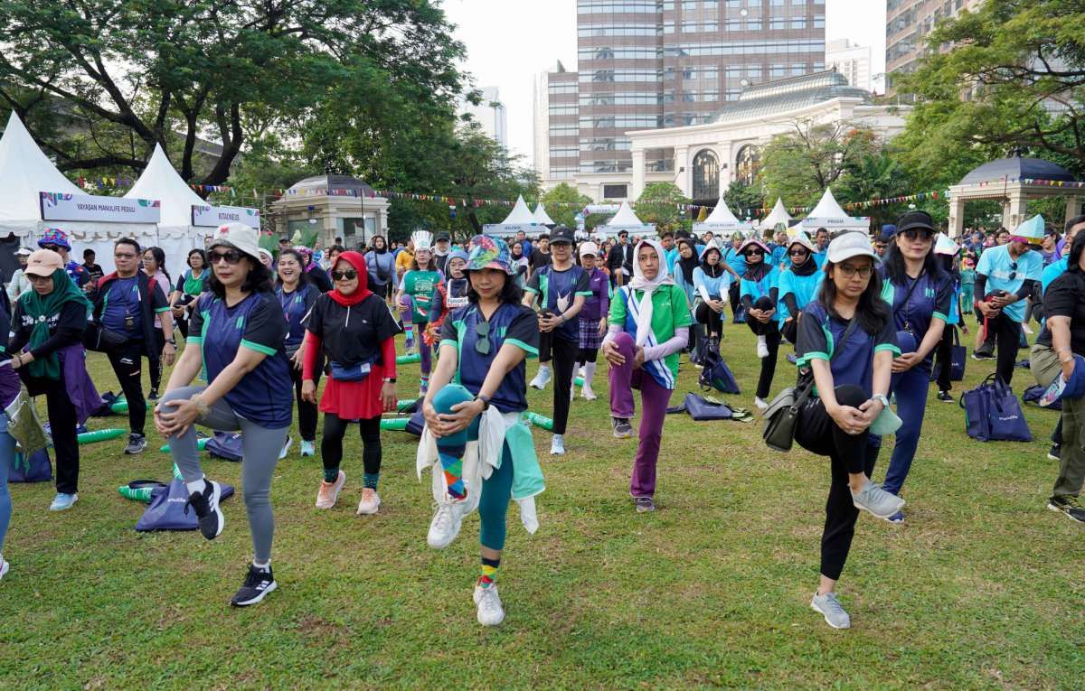 Manulife Indonesia Gelar Fun Walk 'Semakin Hari Semakin Baik’