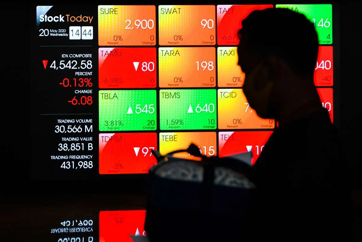 Saham LQ45: Saham JPFA, BSDE top gainers, saham BBRI, INCO top losers
