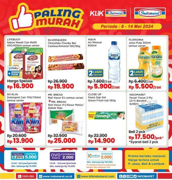 Promo PTW Indomaret 8-14 Mei 2024