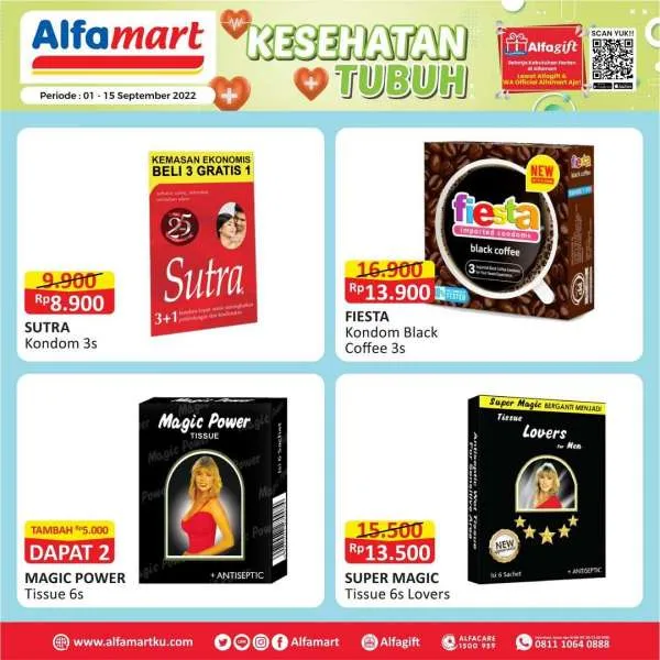 Promo Alfamart Kesehatan Tubuh Periode 1-15 September 2022