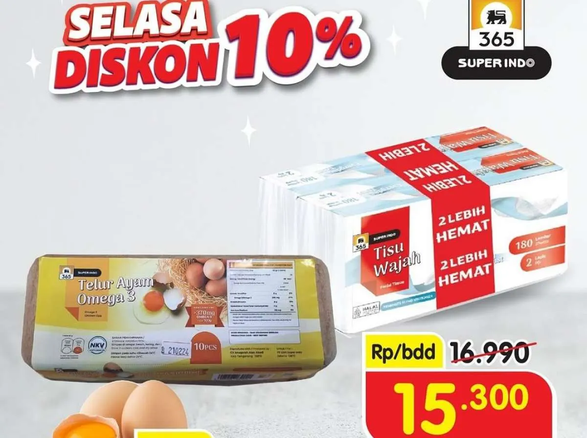Promo Superindo Hari Ini 18 November 2025, Diskon Telur Hingga Deterjen