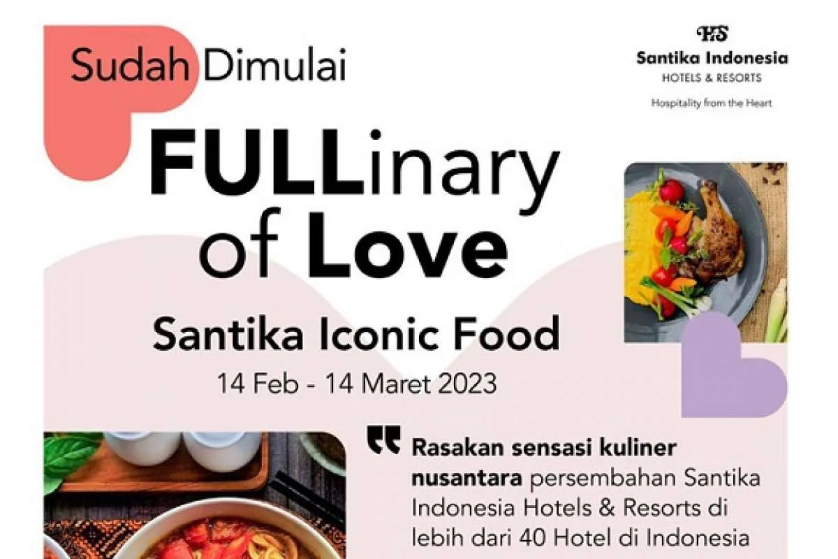 Santika Iconic Food 2023 Siap Menyambut Para Pecinta Kuliner di Indonesia